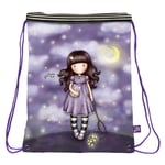 Santoro Gorjuss Violet Sac Sport Sac à Dos Assiette avec Lacets 44x33cm Fille