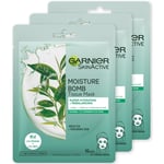 Garnier 3 x Skinactive Face Tissue Mask Normal/Combination Skin