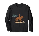 Western Mother Daughter Matching "Mama" Long Sleeve T-Shirt