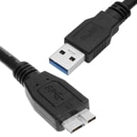 Câble Usb 3.0 Type A Vers Micro B Charge Rapide Et Synchronisation Données Ss Super Speed Haute Vitesse 4,8 Gbit/S Noir