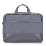 WITTCHEN Sac de bureau pour ordinateur portable pour homme Gris Large