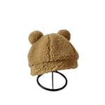 FENGHUAN Chapeau d'hiver Mignon Chapeau d'oreille Mode Chapeau Chaud Net Rouge Mignon Chapeau en Peluche Baotou