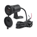 Prise 12V pour Yamaha XJ 900 F / S Diversion Lumitecs USB US4