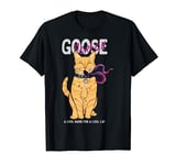 Marvel Captain Marvel Goose Cool Name For A Cat Portrait T-Shirt