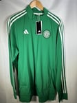 Celtic FC DNA Adidas Anthem Track Jacket Green White UK XL Brand New