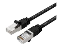 Lanview Smartclick - Nettverkskabel - Rj-45 (Hann) Til Rj-45 (Hann) - 30 M - 5 Mm - S/Ftp - Cat 6A - Halogenfri, Formstøpt, Uten Hindringer, 10 Gigabit Ethernet - Svart