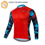 Raudax-Veste De Cyclisme Thermique À Manches Sulfpour Homme,Maillot Pro,Kit De Cyclisme,Smile,Hiver,2023