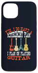 Coque pour iPhone 13 Oui J'ai un plan de retraite Je prévois de jouer de la guitare