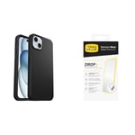 Otterbox Symmetry MagSafe Apple iPhone 15 Plus/iPhone 14 Plus - Black - ProPack with Premium Tempered Glass Protector