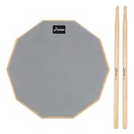 Donner Practice Pad d'entraînement avec baguettes de batterie 8"/20,32 cm