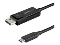 StarTech.com 3ft/1m USB C to DisplayPort 1.4 Cable 8K 60Hz/4K, Bidirectional DP to USB-C or USB-C to DP Reversible Video Adapter Cable, HBR3/HDR/DSC, USB Type C/Thunderbolt 3 Monitor Cable - 8K...