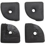 Steele Rubber Products 60-0042-42 Pads, hood corners, 4 pc. set