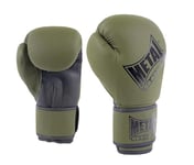 METAL BOXE Gants de Boxe Entraînement Kaki 14 oz Adulte Unisexe