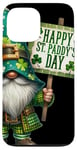 iPhone 13 Pro Max Happy St Paddys Day Accessories Funny St. Patricks Day Gnome Case