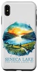 iPhone XS Max Seneca Lake Sunset Vineyard Finger Lakes NY Nostalgic Art Case