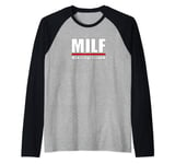 MILF: Man I Love Fulham Funny Fulham London UK Raglan Baseball Tee