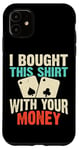 Coque pour iPhone 11 Jeu de cartes de poker Jetons de jeu Bluff