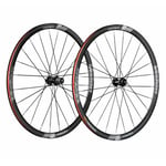 Vision Team 30 Disc Clincher Road Wheelset - Black / 12mm Axle Centerlock Front 700c