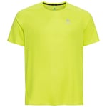 Odlo T- Shirt à col Rond L/S Essential Chill-Tec, Yellow (Evening Primrose), XL Homme