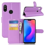 Xiaomi Mi A2 Lite      Pu Wallet Case    [Purple]