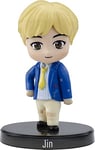 BTS x Mattel Mini-Figurine Vinyl Jin, à l’Effigie du Membre du Groupe de K-pop, Figurine Miniature à Collectionner, GKH76