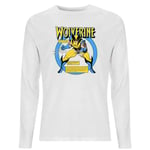 X-Men Wolverine Bio Long Sleeve T-Shirt - White - XS