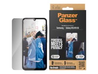 Panzerglass - Skärmskydd För Mobiltelefon - Ultrabred Passning Med Easyaligner - Glas - Med Sekretessfilter - För Samsung Galaxy A15, A15 5G