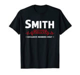 Team Smith Last Name Lifetime Member Smith Family Surname T-Shirt