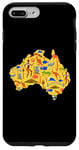 iPhone 7 Plus/8 Plus Australia Down Under Culture Australian Flag Map Gift Case