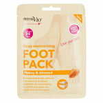 3 Packs DermaV10 Honey & Almond Deep Moisturising Foot Pack