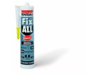 Soudal Montagelim 290Ml - Fix All Crystal Clear Multifuge Tillsatt Fungicid, Fda Godkänd