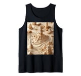 Tranquil Zen Garden Asian Art Tank Top