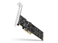 Axagon Pces-Sa4m2 Pcie Controller 2X Internal Sata 6G Port+ M.2 B-Key, Pcie, M.2, Sata, Pcie 3.0, Kina, Ce, 1 Styck