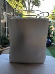 Dkny White Faux Leather Totes / Shopping / Beach Bag For Women