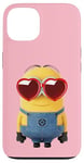 Coque pour iPhone 13 Minions Cute Bob In Love Heart Shaped Glasses Portrait