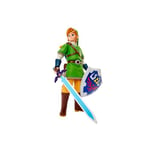 Legend Of Zelda Nintendo The Link Action Figure 20" / 50 cm. Includes 7 Points of Articulation Iconic Shield, Sword, and Sheath