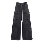 Fewq-Jean Vintage À Jambes Larges Pour Homme,Pantalon En Denim Dégradé,Tendance 2023,Streetwear,Salopette,24x3