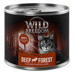 5 + 1 på köpet! Wild Freedom 6 x 200 g - Deep Forest - vilt & kyckling