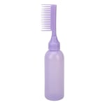 5Pcs Hair Dye Bottle Purple 6oz Capacity Scale Design PE Root Comb A FST