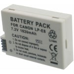 Batt OTech pour CANON LP-E8 7.4V Li-Ion 1020mAh - Garantie 1 an