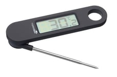 MasterClass Digital Meat Thermometer with Folding Probe, Black