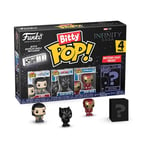 Funko Bitty Pop! Marvel - Loki 4PK - Loki, Black Panther, Iron Man (VII) and A Surprise Mystery Mini Figure - 0.9 Inch (2.2 Cm) - Marvel Comics Collectable - Stackable Display Shelf Included