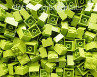 LEGO BRICKS 100 x LIME 2x2 Pin  From Brand New Sets Sent In a Clear Sealed Bag