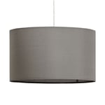 Lampe Suspension avec Abat-Jour "Fidelio" 50cm Gris