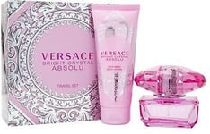 Versace Bright Crystal Absolu (W) Edp/S 50Ml + Balsam 100Ml