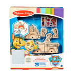 Melissa & Doug PAW Patrol Wooden Vehicles Craft Kit fun kids paint children toy