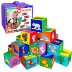 magdum 18 PCS Animaux Cube D'activité Bébé - Jouet Montessori Bebe 6-12 Mois ...