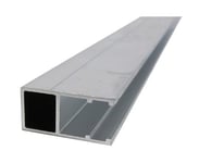 Profil bordure monobloc (en u) - toiture polycarbonate - Coloris - Aluminium, Epaisseur - 16 mm, Longueur - 3 m - Aluminium