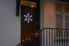 Snöflinga akryl 24 led 40 cm stemning