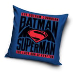 Coussin déco Batman Superman 40x40 cm